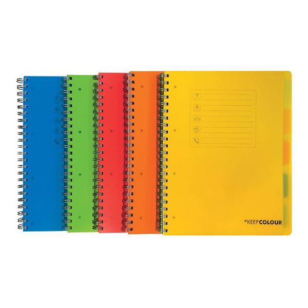 QUABLOCK SPIRALE A4 FG.120 CON 5 SEPARATORI ARDA 1R PZ.5