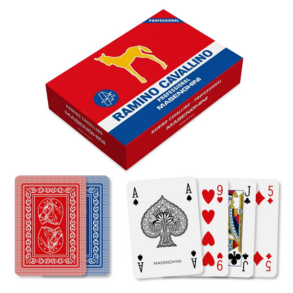 CARTE RAMINO CAVALLINO ORO IN PLASTICA