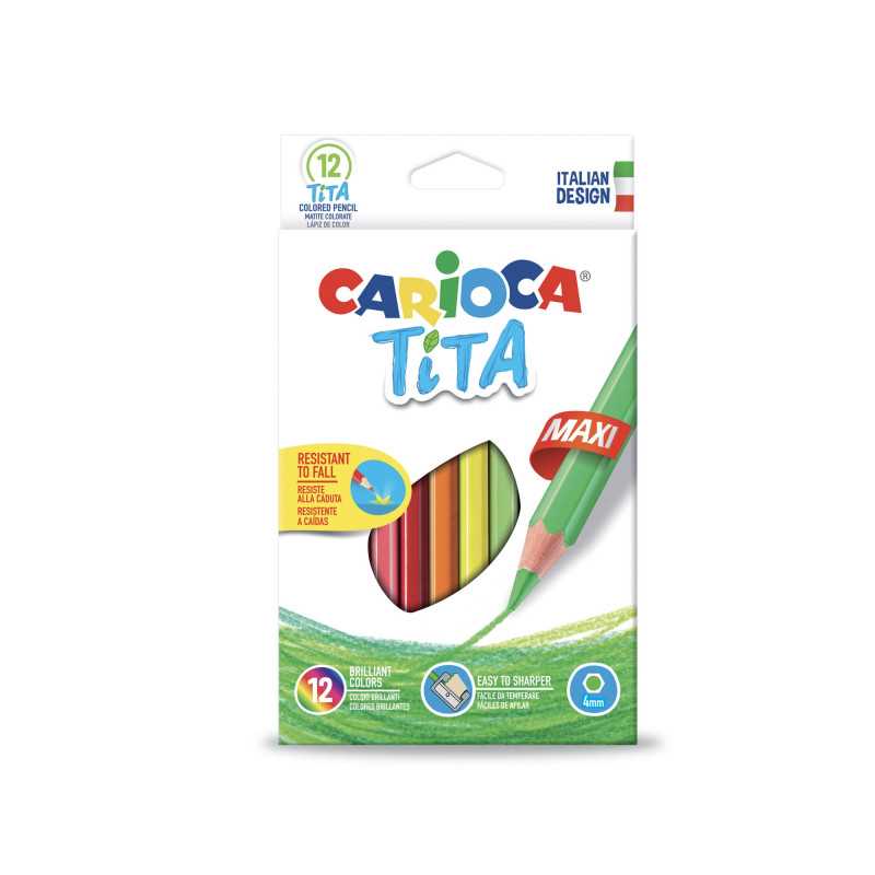 PASTELLI A MATITA MAXI TITA x12 PZ.6