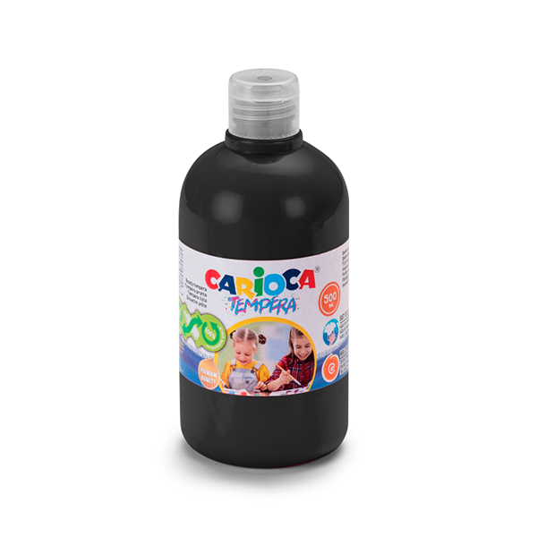 TEMPERA PRONTA 500 ML.CARIOCA NERO