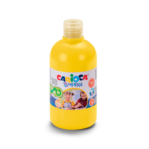 TEMPERA PRONTA 500 ML.CARIOCA GIALLO PRIMARIO