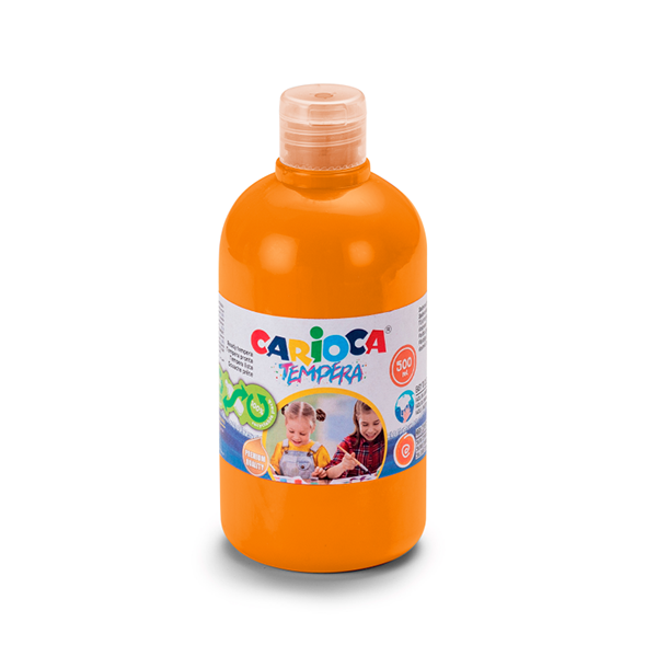 TEMPERA PRONTA 500 ML.CARIOCA ARANCIONE