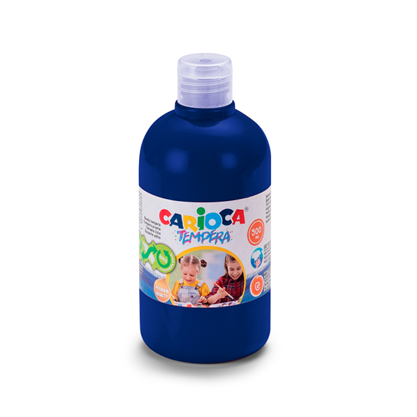 TEMPERA PRONTA 500 ML.CARIOCA BLU SCURO