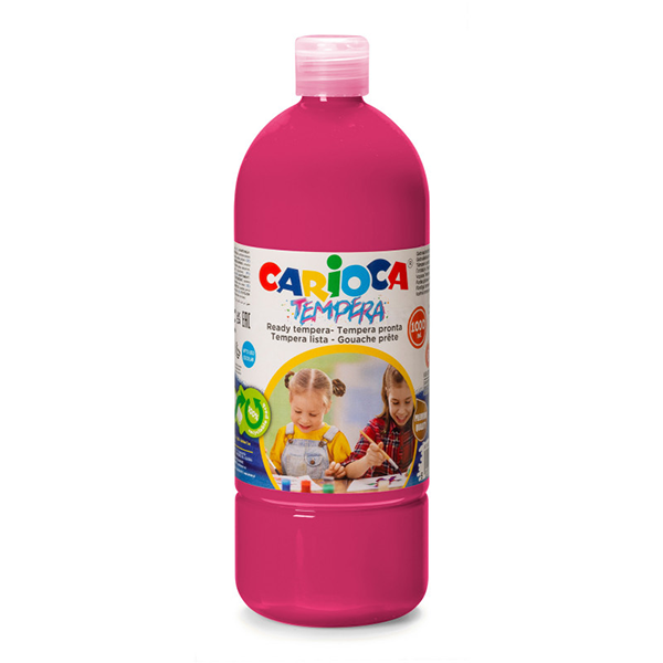 TEMPERA PRONTA 1000 ML.CARIOCA MAGENTA