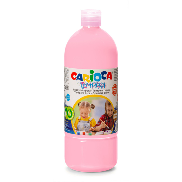 TEMPERA PRONTA 1000 ML.CARIOCA ROSA