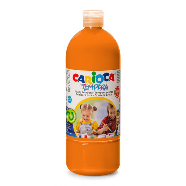 TEMPERA PRONTA 1000 ML.CARIOCA ARANCIONE