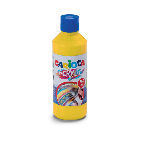 TEMPERA ACRILICA ML.250 CARIOCA GIALLO PRIMARIO
