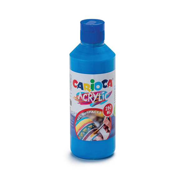 TEMPERA ACRILICA ML.250 CARIOCA BLU PRIMARIO
