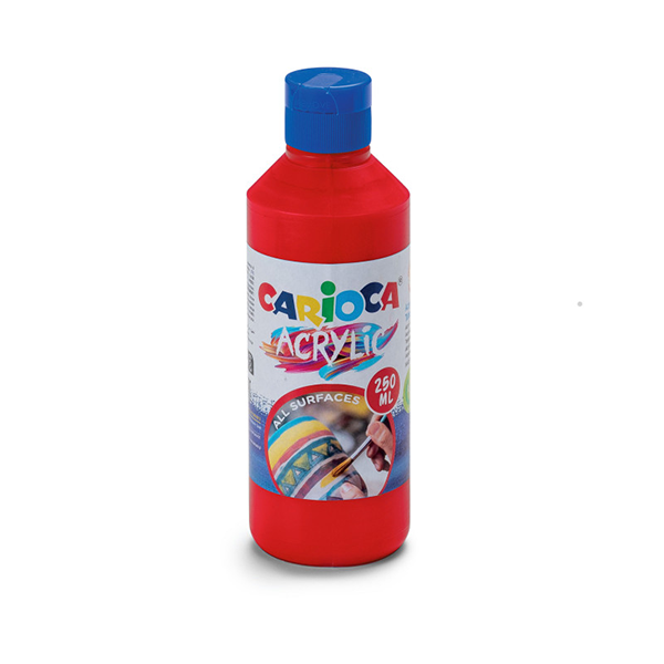 TEMPERA ACRILICA ML.250 CARIOCA ROSSO VERMIGLIONE