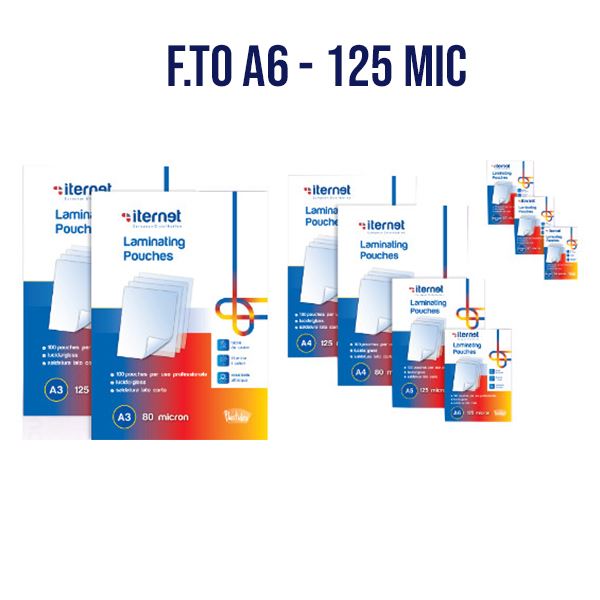 POUCH CRYSTAL A6 125 MIC PZ.100