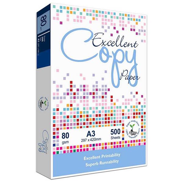 CARTA PER FOTOCOPIE A3 29,7x42 GR.80 FG.500