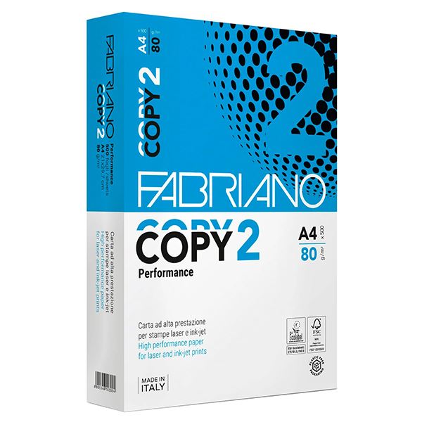 CARTA PER FOTOCOPIE A4 FABRIANO COPY 2 GR.80 PZ.5